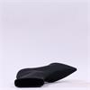Miss Elastic High Heel Point Ankle Boot - Black Lycra